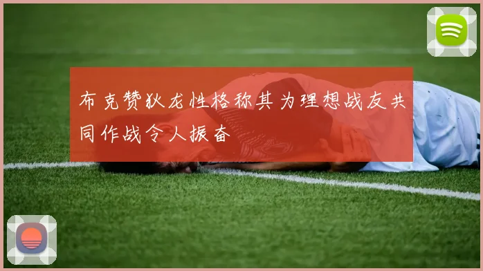布克赞狄龙性格称其为理想战友共同作战令人振奋